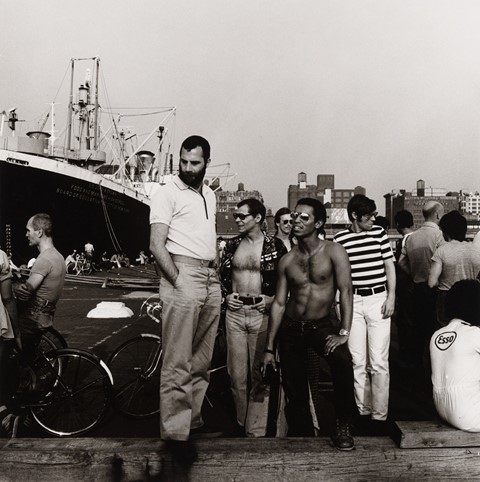 Peter Hujar, Christopher Street Pier #4, 1976