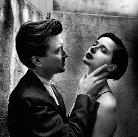 HELMUT NEWTON David Lynch and Isabelle Rossellini,
