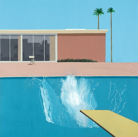David Hockney, A Bigger Splash, 1967, acrylic on canvas