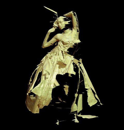 Gemma Ward in Dior, 2005, photographed by Nick Kni