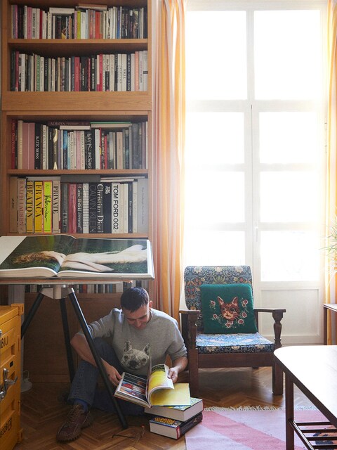Luis Venegas in his Madrid home, 2023 Elise By Olsen