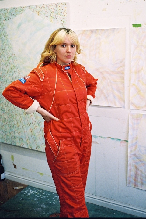 Hannah Tilson at her East London studio by Cedric 