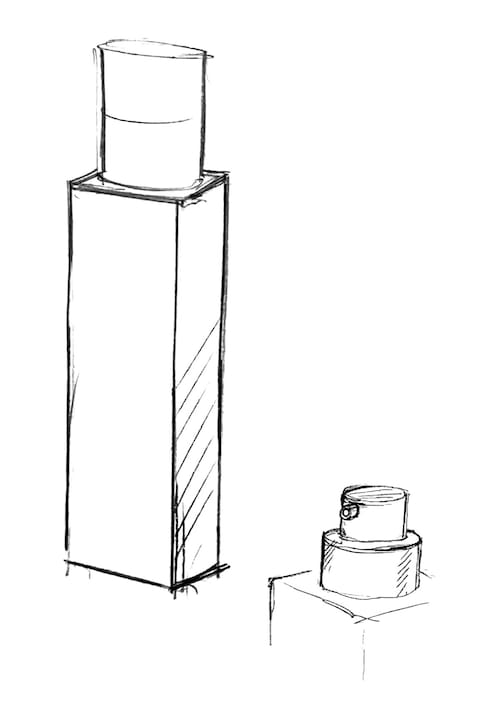 Hermès Beauty foundation sketch