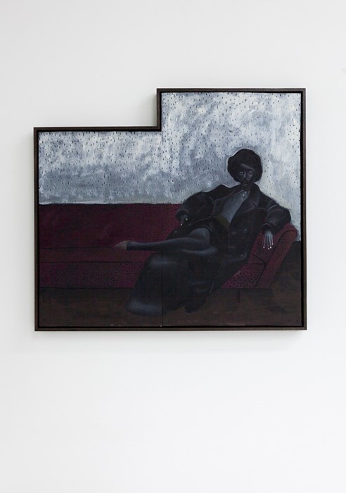 Untitled, 2023, oil on board, 68.5 x 62 cm (framed