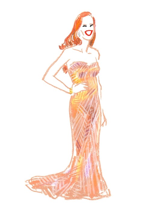 Jessica Chastain in Armani Priv&#233;