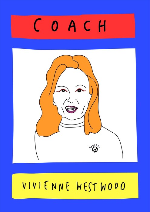 Vivienne Westwood as coach