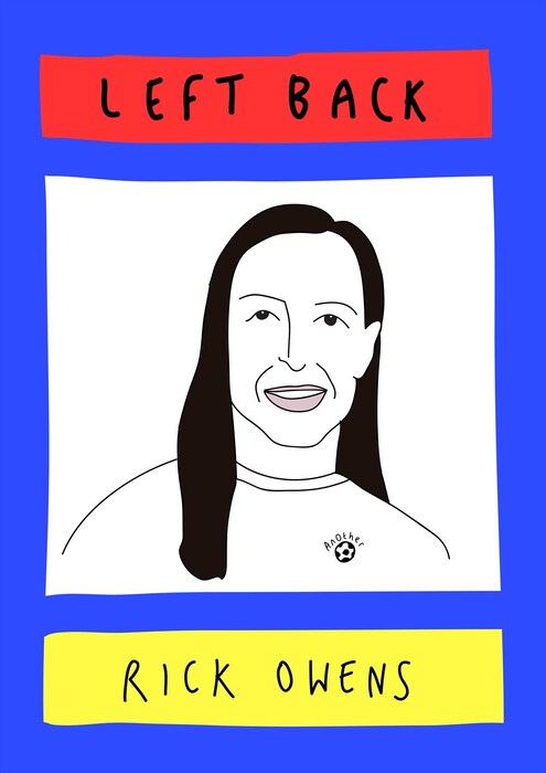 Rick Owens as left back