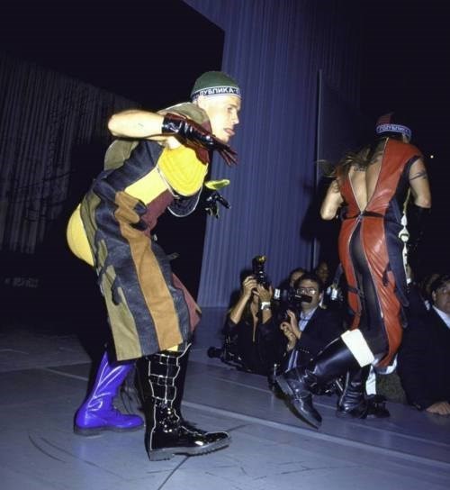 Anthony Kiedis and Flea at amFAR, 1992