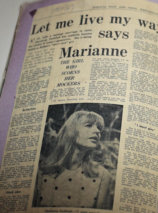 Marianne Faithfull Ilaria Orsini 
