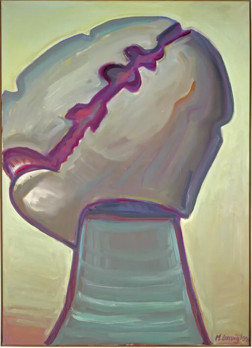 Maria Lassnig, Der Ritter (The Knight, 1991