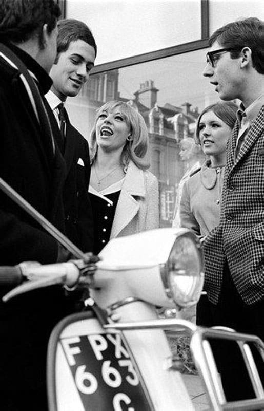A group of mods, 1960s