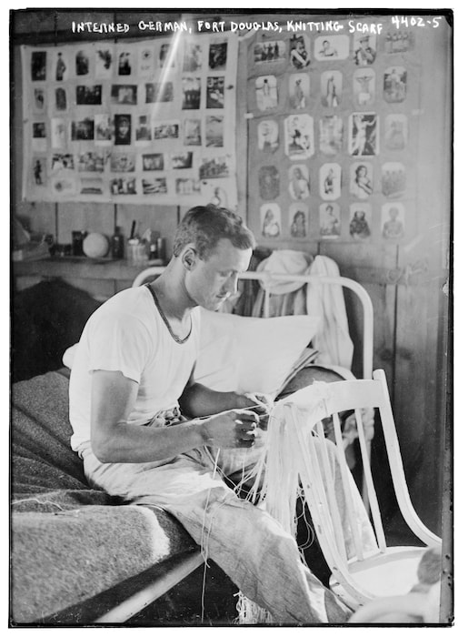Bain News Service. Interned German, Fort Douglas, 1915