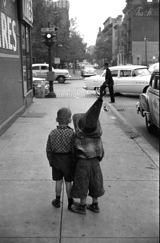 Boys with Hat, 1955