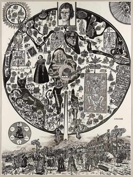 Grayson Perry, Map of Nowhere, 2008