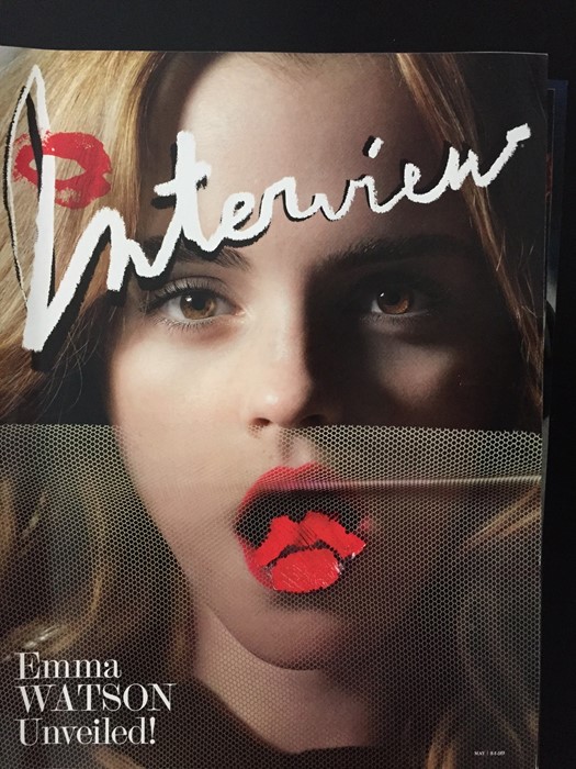 Emma Watson, Interview Magazine, 2011