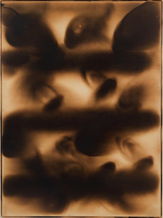 Yves Klein, Peinture de feu sans titre (F 5), ca.