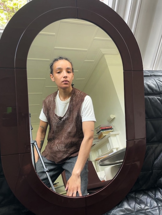 Self-portrait by Jenna Fletcher Oswalde