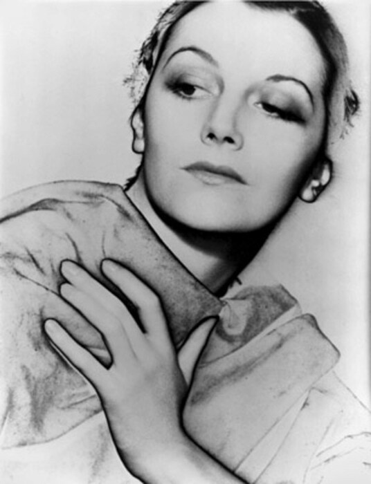 Solarized Portrait of Lee Miller
