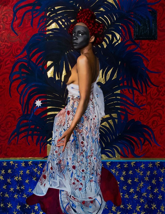 A Tribute to Contemporary West African Culture, Painted With 24-Carat ...
