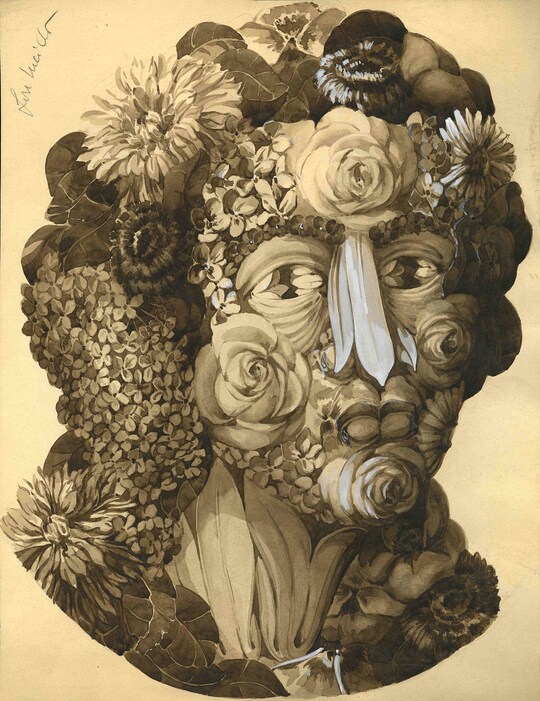 Piero Fornasetti, Fiori arcimboldeschi, 1940s