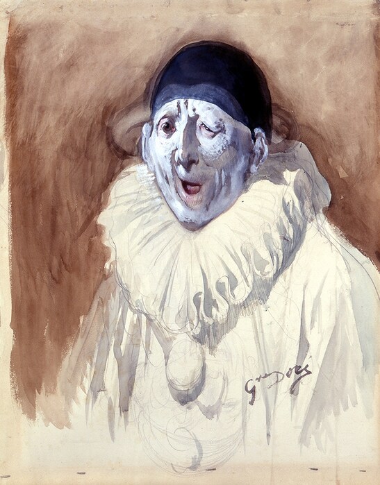 Gustave Doré, Pierrot grimaçant