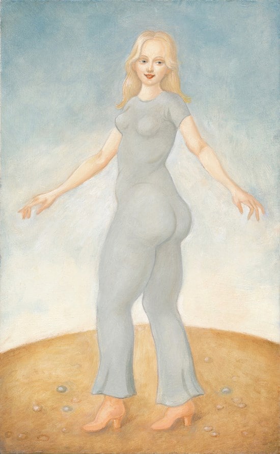 5 Lorena Lohr Blonde In Blue Jumpsuit