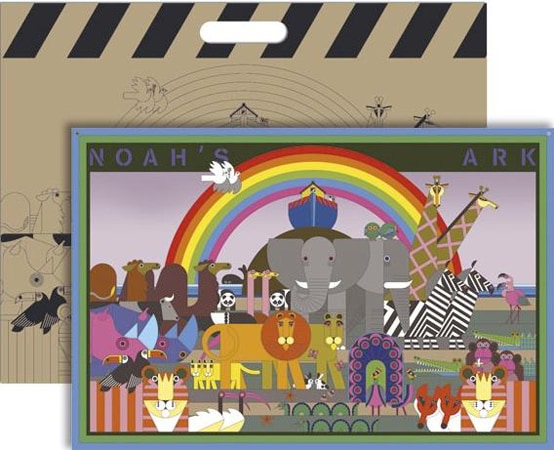 Noah&#39;s Ark Tin Display Panel by Clifford Richards