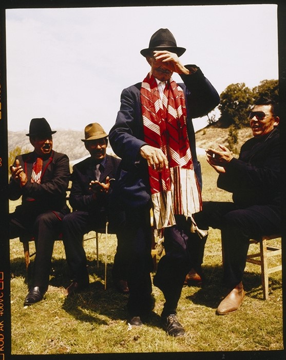 Gypsies celebrating in the Spanish countryside, 1999