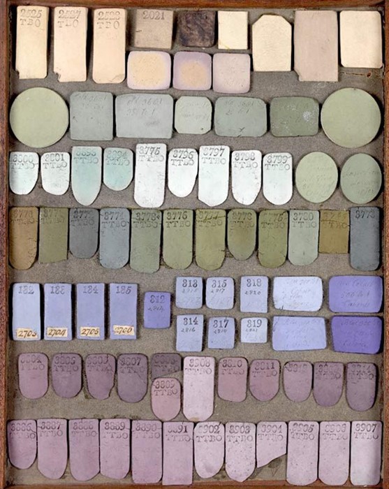 Wedgewood jasper colour trials