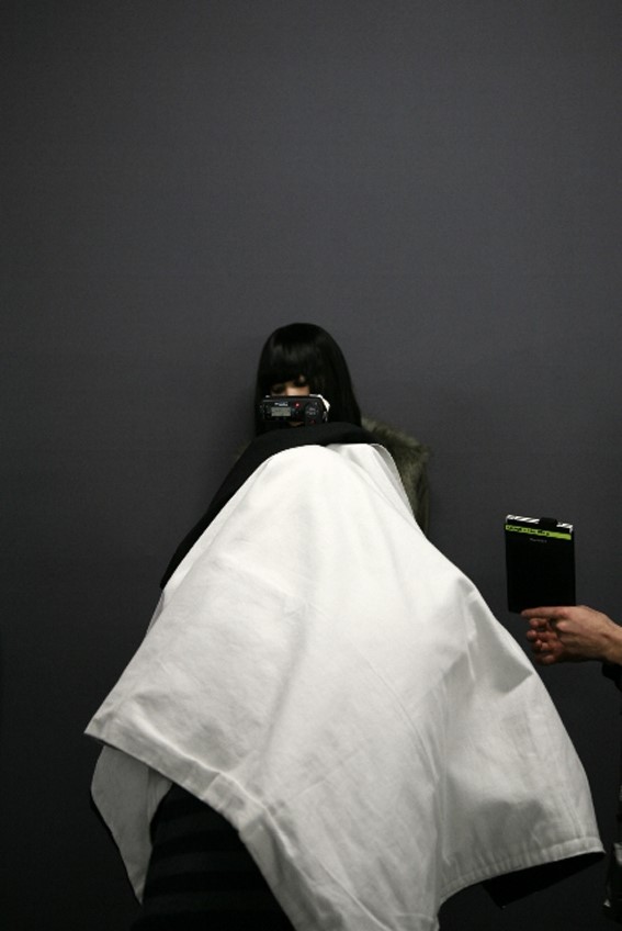 Backstage at Lanvin, Photography by Alfredo Piola