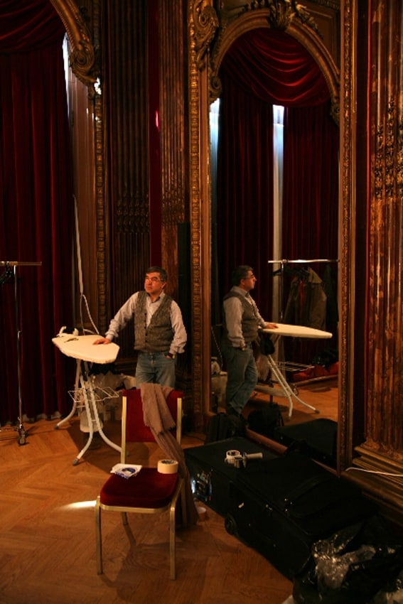 Backstage at Junko Shimado