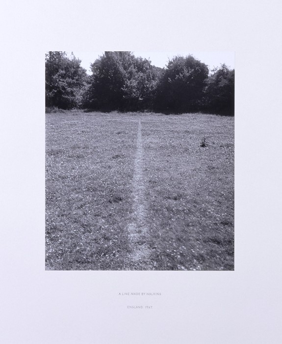 Richard Long, A Line Made by Walking