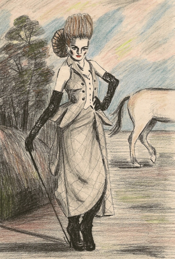 Dior Couture S/S10, Illustrations by Zoe Taylor