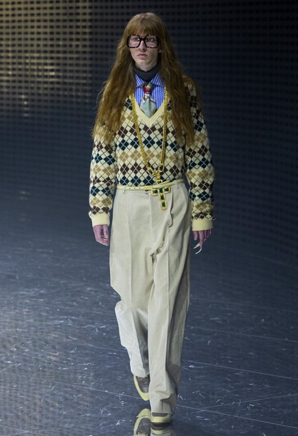 Gucci Autumn/Winter 2019 mask show AW19 FW19