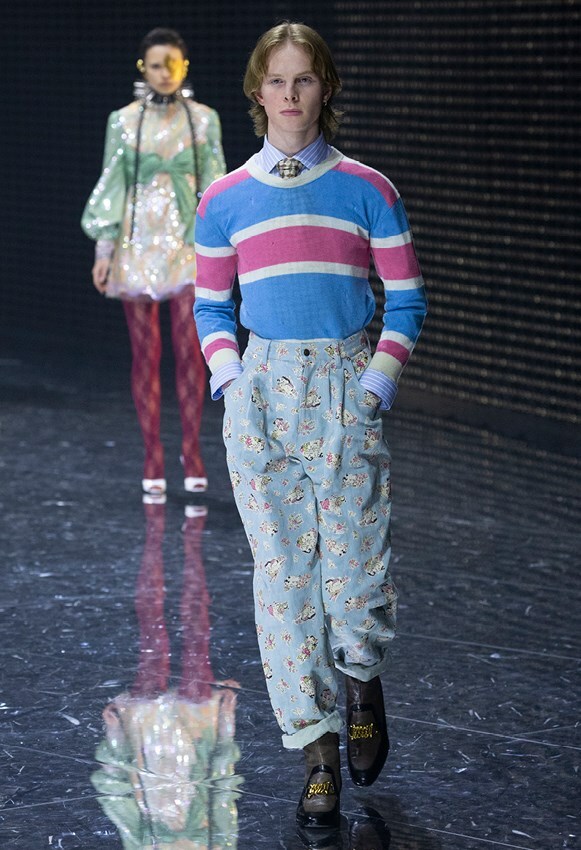 Gucci Autumn/Winter 2019 mask show AW19 FW19