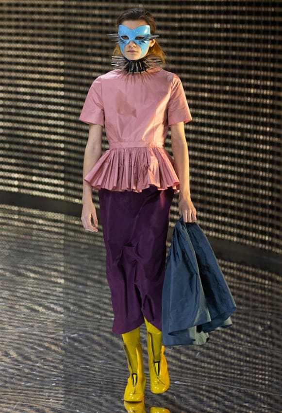Gucci Autumn/Winter 2019 mask show AW19 FW19