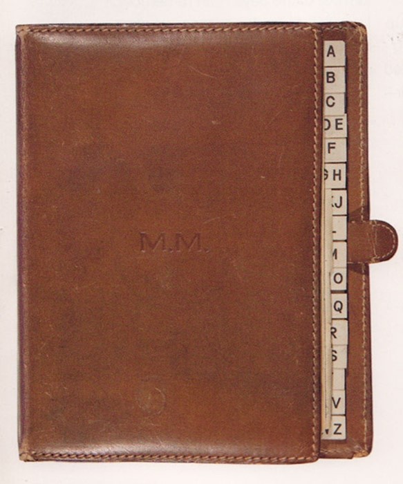 Marilyn Monroe&#39;s address book