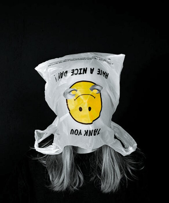 Detail of Untitled (Deli Bag Self Portrait), Hanna Liden, 20