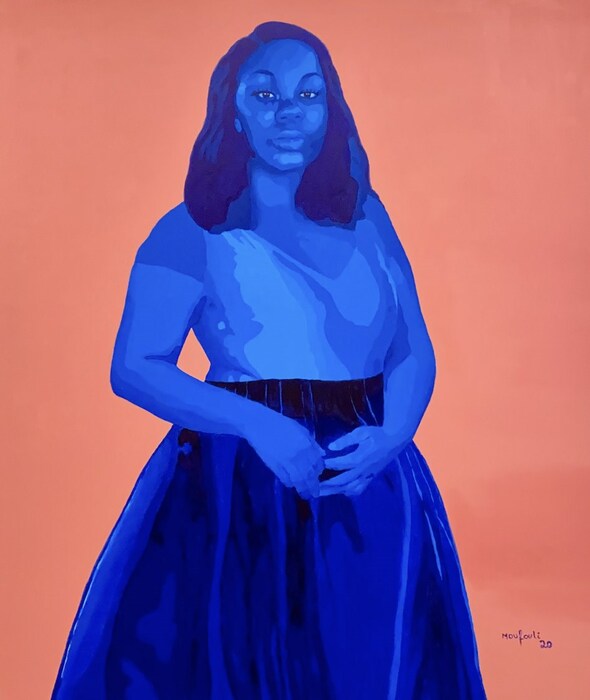 Moufouli Bello, Breonna Taylor, Acrylic on Canvas,