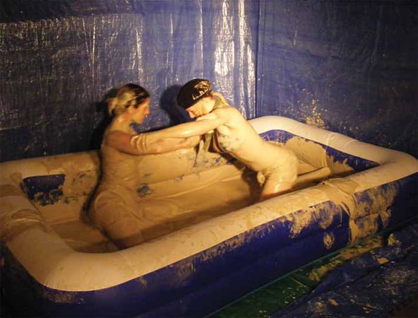 Mud-shack, London, Mudwrestlers Match, 2010