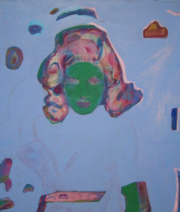 Darrell Hawkins, Rox Rox, Acrylic on Canvas, 60x70