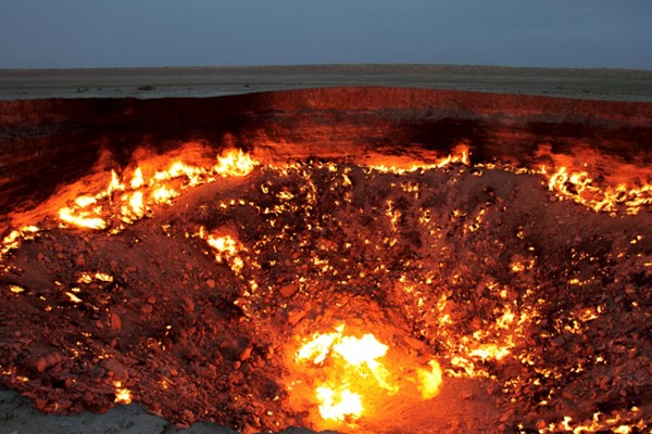 An Eternal Flame in the Karakum Desert | AnOther