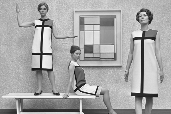 A Look Back at Yves Saint Laurent's Piet Mondrian Collection - Piet  Mondrian Modern Art Fa