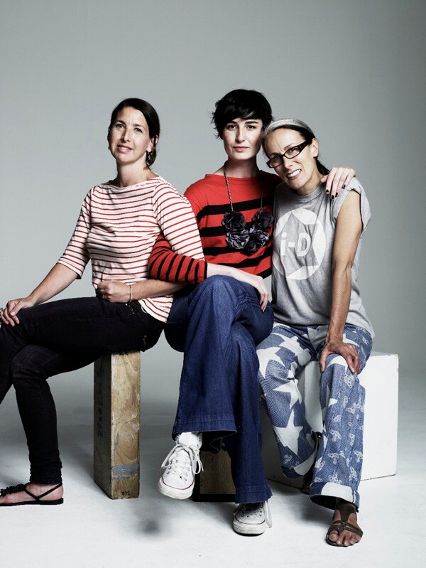 L-R: Debra Bourne, Erin O&#39;Connor and Caryn Franklin