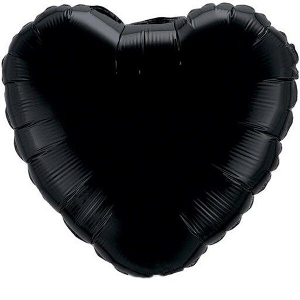 Black helium balloon