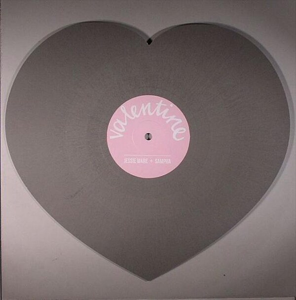 Jessie Ware &amp; Sampha&#39;s &quot;Valentine&#39; heart-shaped 10-inch viny