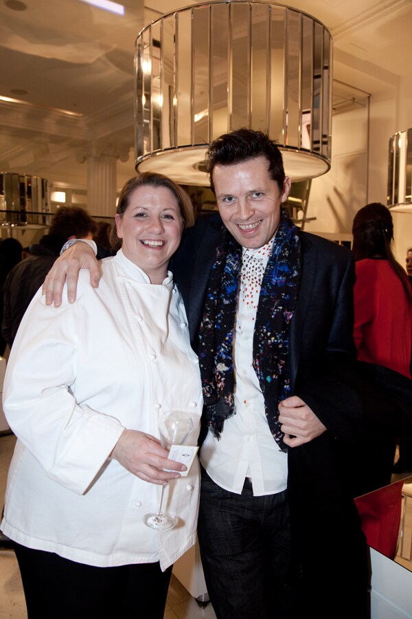 Cake maker Julie Walsh and Rob Montgomery