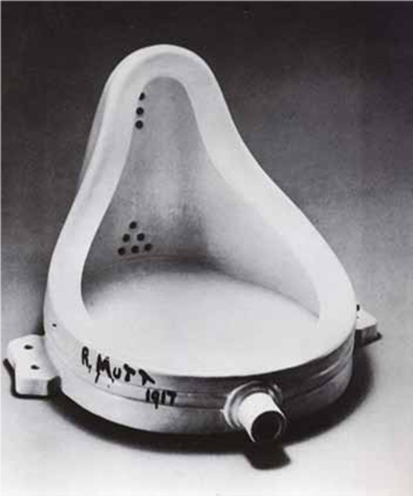 Dountain, Marcel Duchamp, 1917, replica 1964