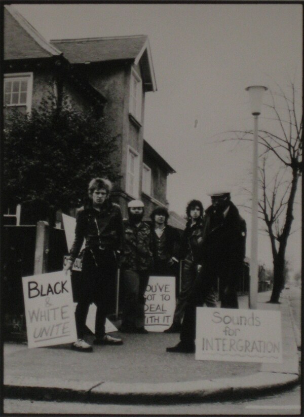 Paul Simonon and Mick Jones of The Clash, with Glen Matlock 