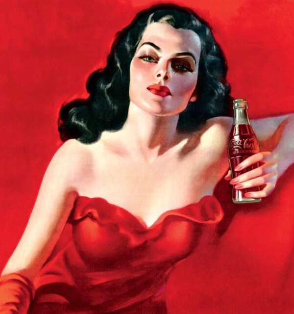 Lady in Red advertisement, Brazil, 1950